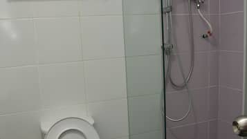 Regadera, amenidades de baño gratuitas, secadora de cabello, toallas