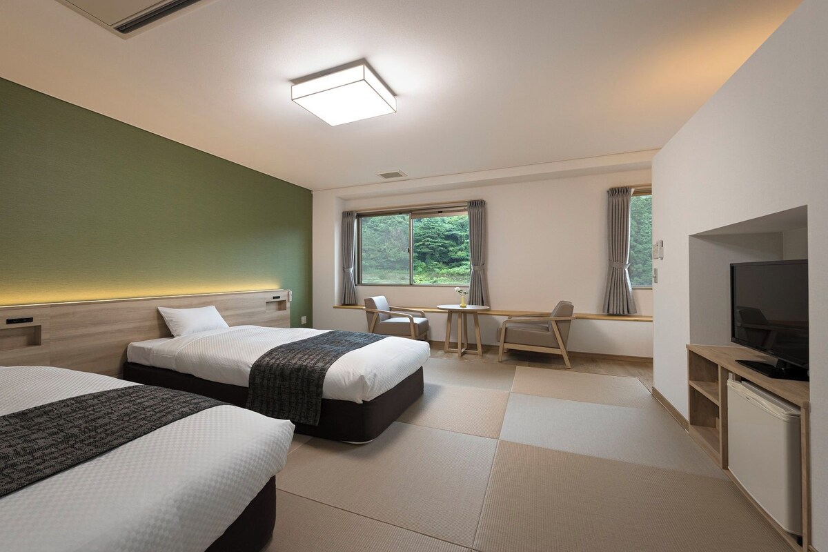 Twin room, Non-smoking Stylish Japanese-style room No bath