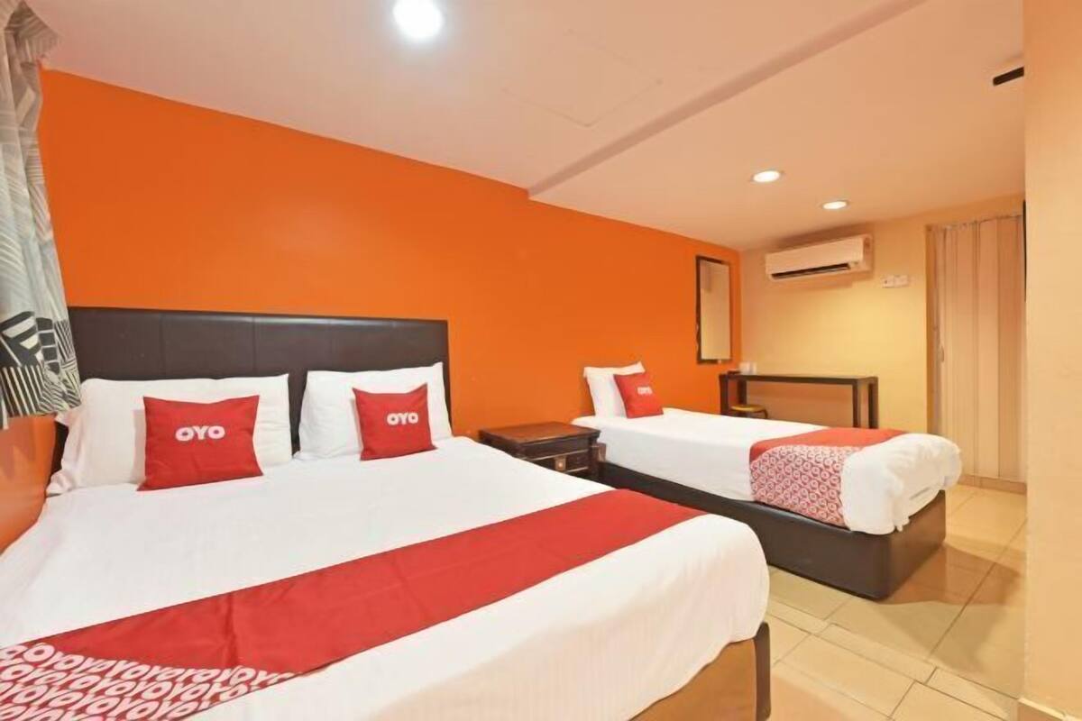 Desk, iron/ironing board, free WiFi, bed sheets