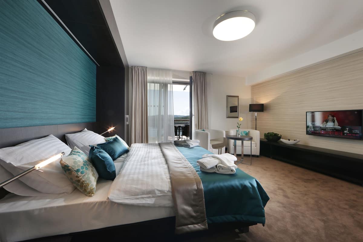 superior double or twin room, balcony, lake view | view from room