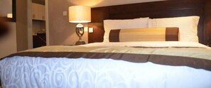 Premium bedding, in-room safe, desk, soundproofing