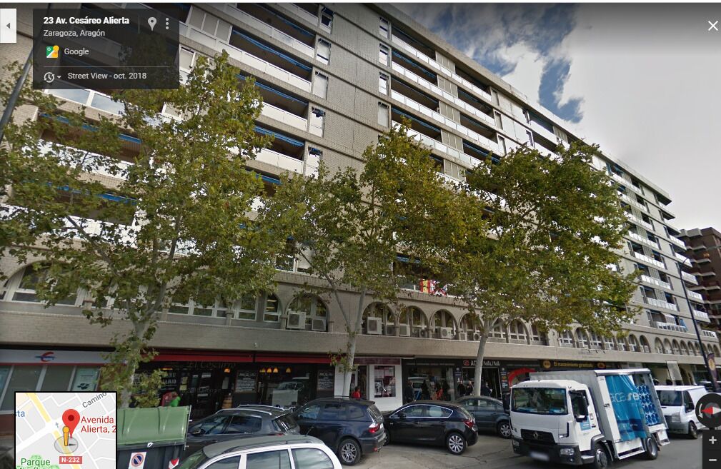 Voorkant van accommodatie