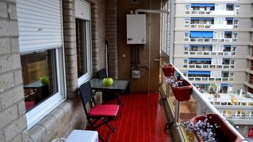 Uitzicht vanaf balkon