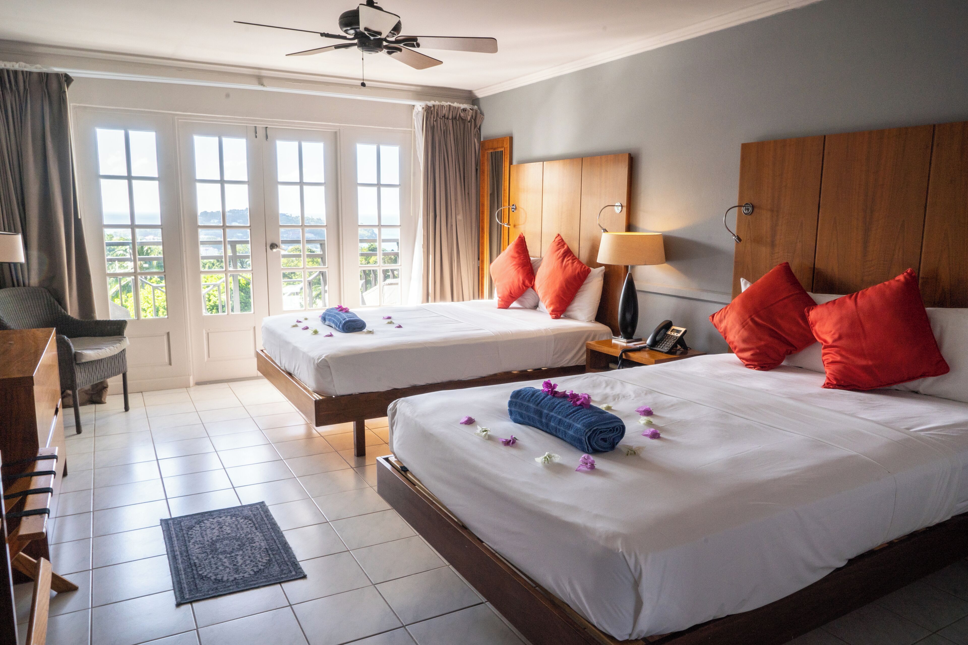 Room, Partial Ocean View | In-room safe, desk, iron/ironing board, free WiFi