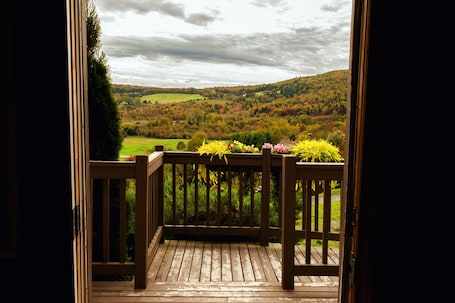 View from room. Glenora Inn & Distillery