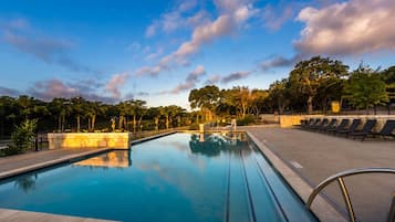 Seasonal outdoor pool