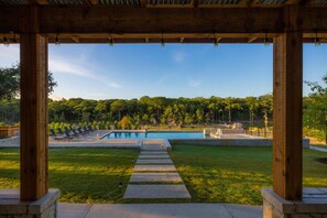 Seasonal outdoor pool