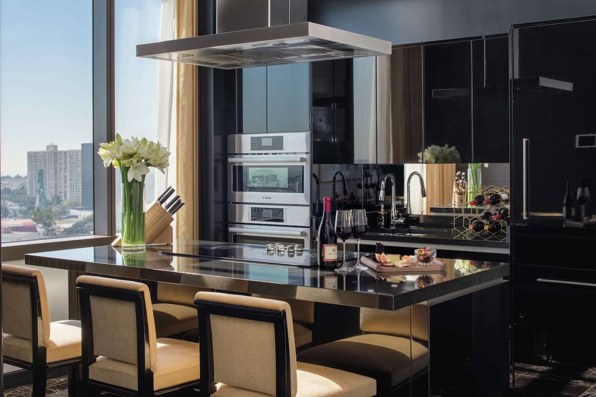 presidential suite, 1 king bed, non smoking | private kitchen | fridge, espresso maker