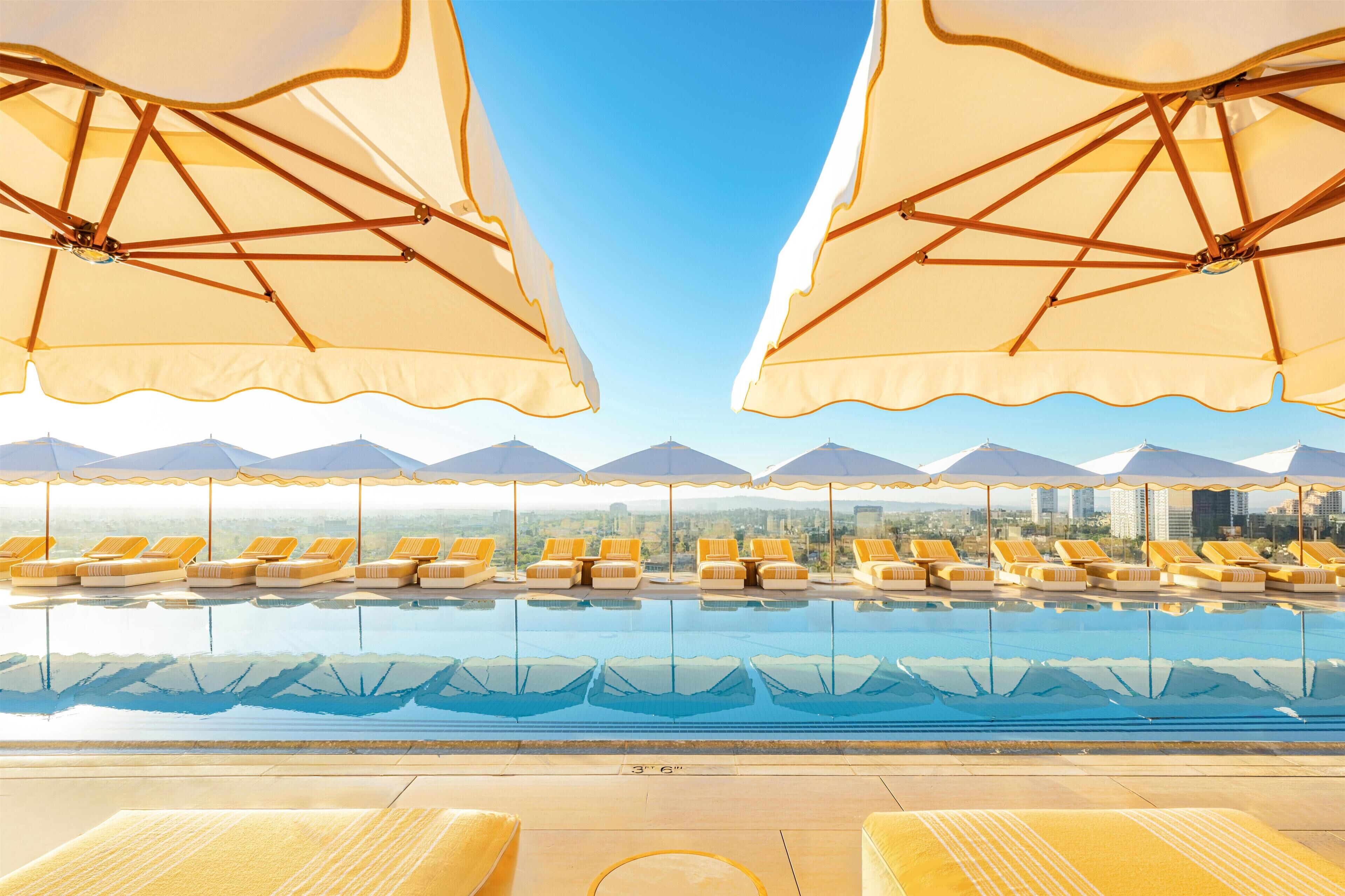 Outdoor pool, cabanas (surcharge), sun loungers