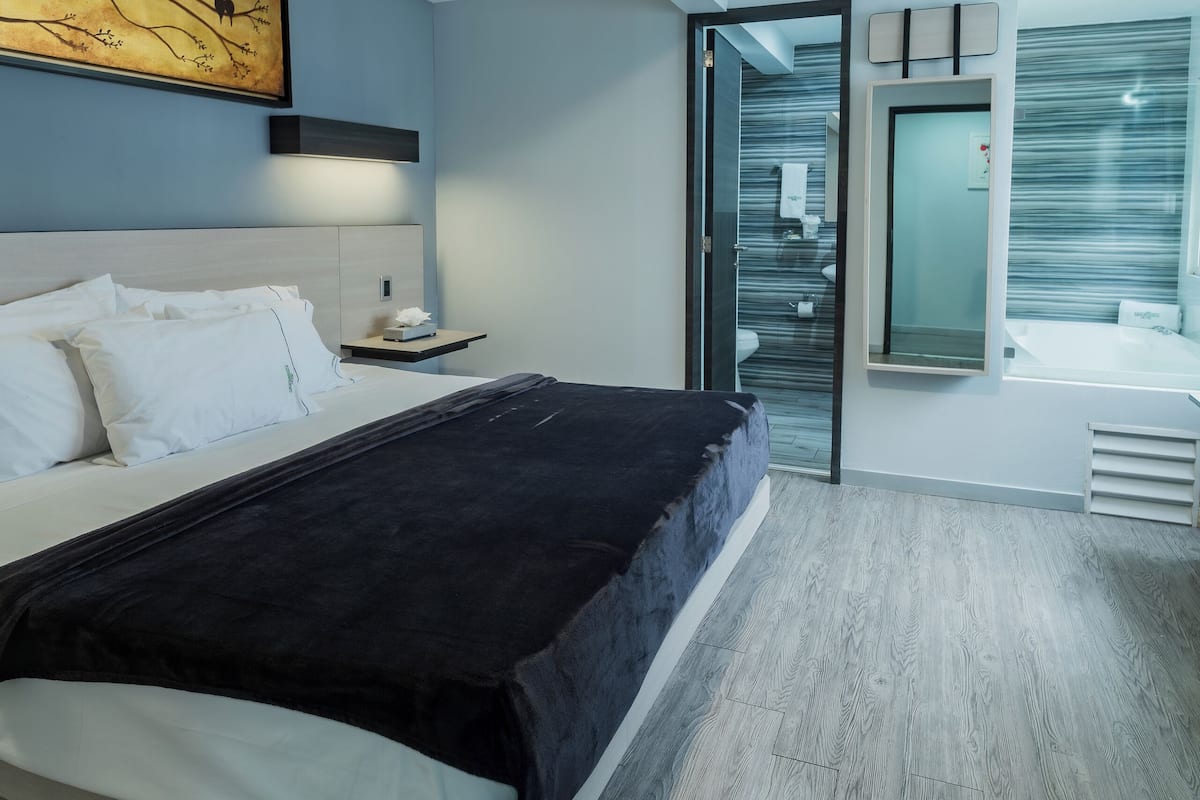 Standardzimmer | Schreibtisch, Verdunkelungsvorhänge, kostenloses WLAN, Bettwäsche