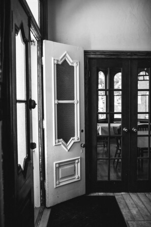 Entrée de l’hébergement