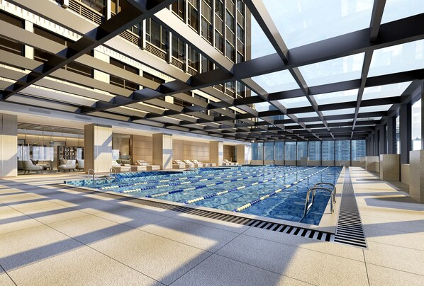 Indoor pool, open 7:30 AM to 9:30 AM, sun loungers - Somerset Yangtze River Chongqing (Chongqing)