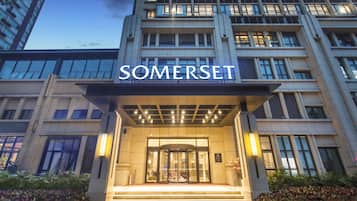 Front of property – evening/night