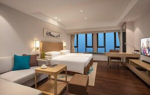 Studio Executive Twin | Down duvets, in-room safe, desk, blackout curtains - Somerset Yangtze River Chongqing (Chongqing)