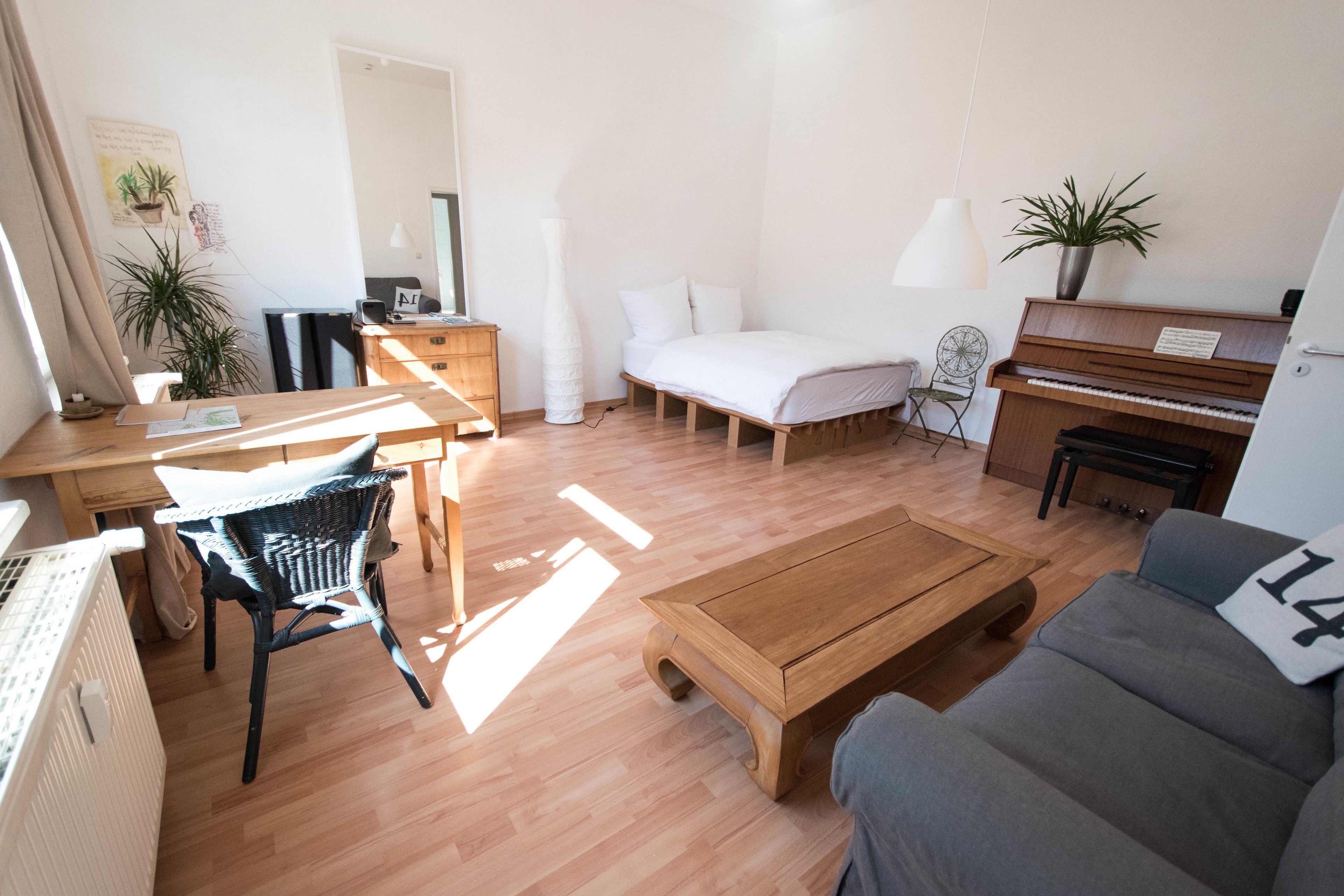 1 غرفة نوم ومكتب ومكواة/لوح كي وواي فاي مجانًا