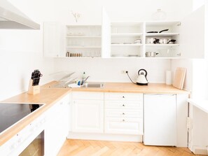 클래식 콘도, 침실 1개, 주방 | 전용 주방 | 대용량 냉장고, 오븐, 쿡탑, 커피/티 �메이커