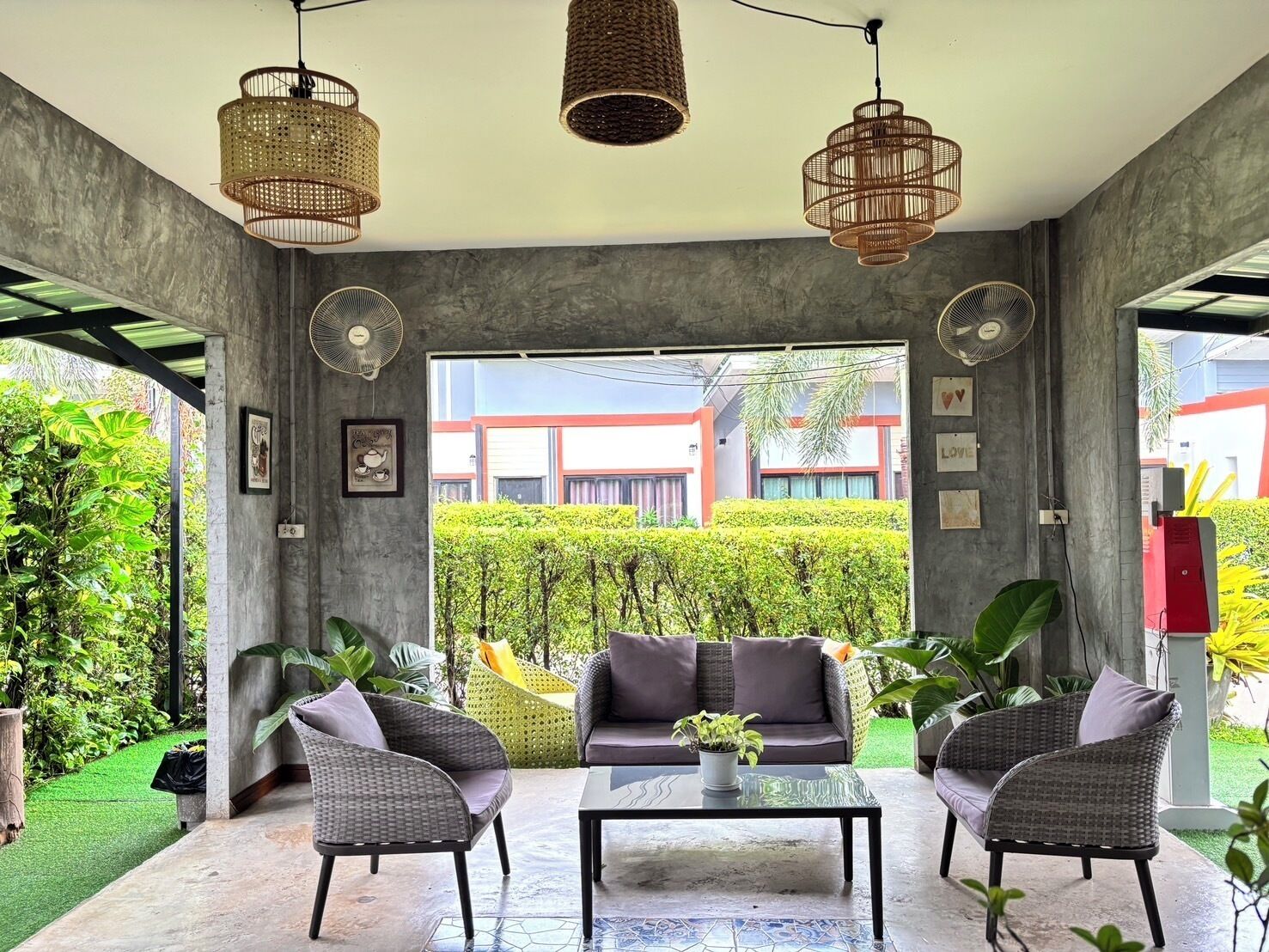 Sala de estar en el lobby