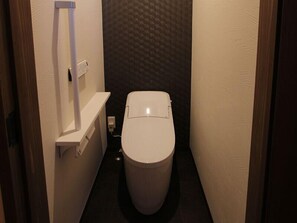 Standard Twin Room, Private Bathroom | Bathroom | Shower, electronic bidet, towels