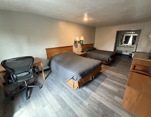 Room, 2 Queen Beds, Non Smoking | Free WiFi, bed sheets