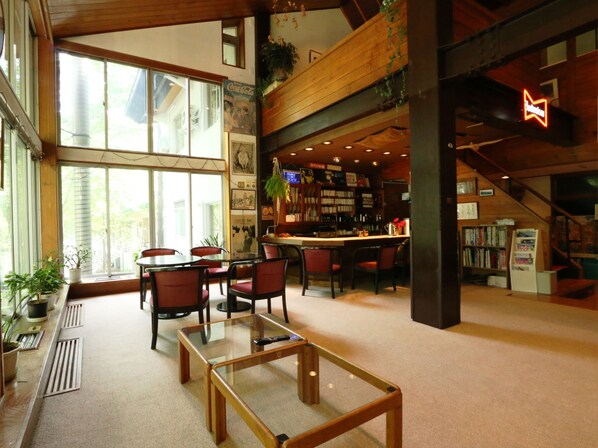 Sala de estar en el lobby