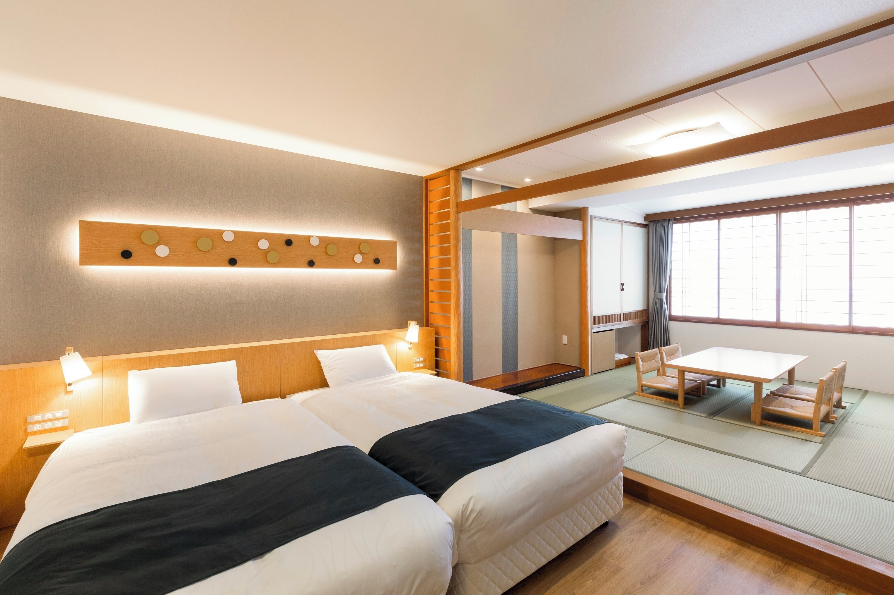 Habitación estándar, para no fumadores (Japanese Western style) | Caja de seguridad en la habitación y decoración personalizada 