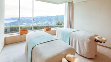 Body treatments, 1 treatment room, massages