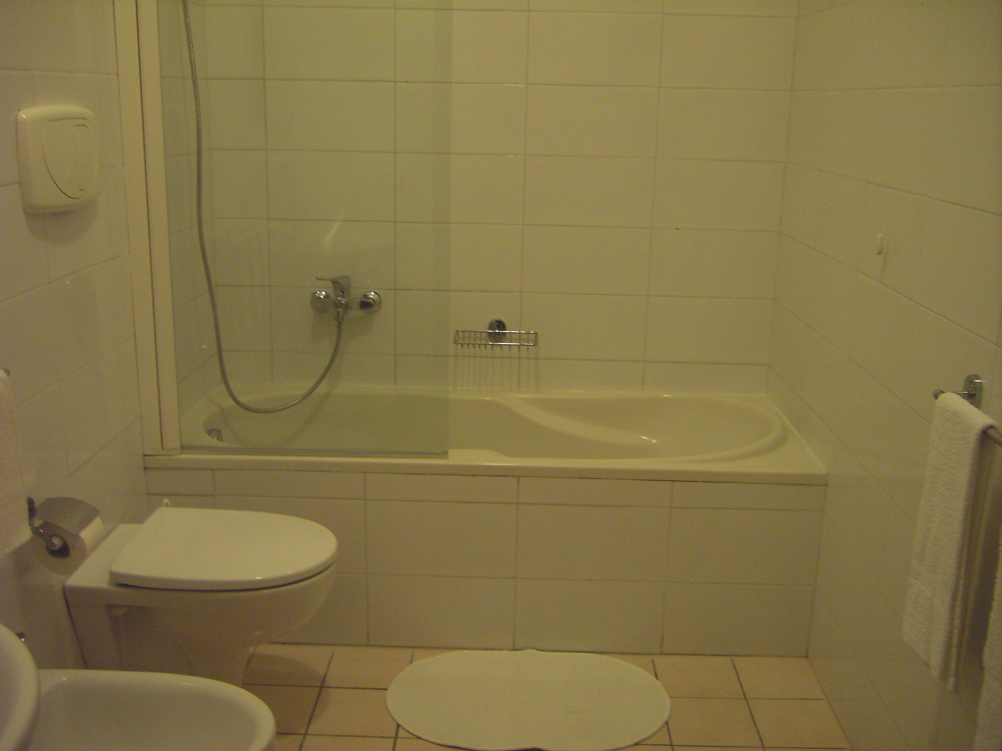 Quadrupla Standard | Bagno | Set di cortesia gratuito, asciugacapelli, bidet, asciugamani