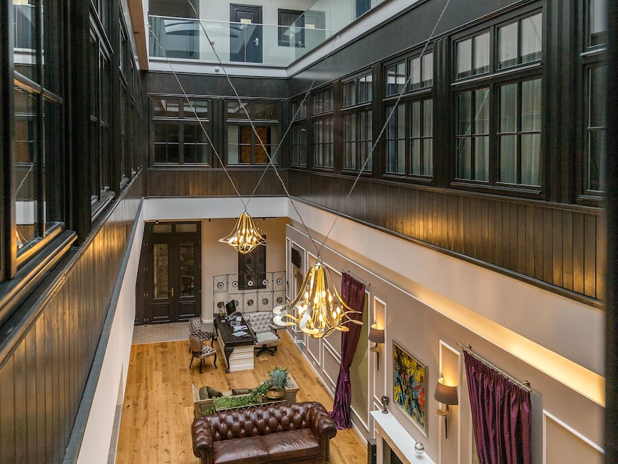 Sitzecke in der Lobby