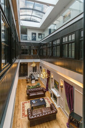 Sitteområde i lobbyen