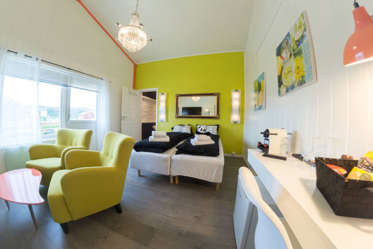 Habitación doble | 1 dormitorio, minibar, escritorio y sistema de insonorización