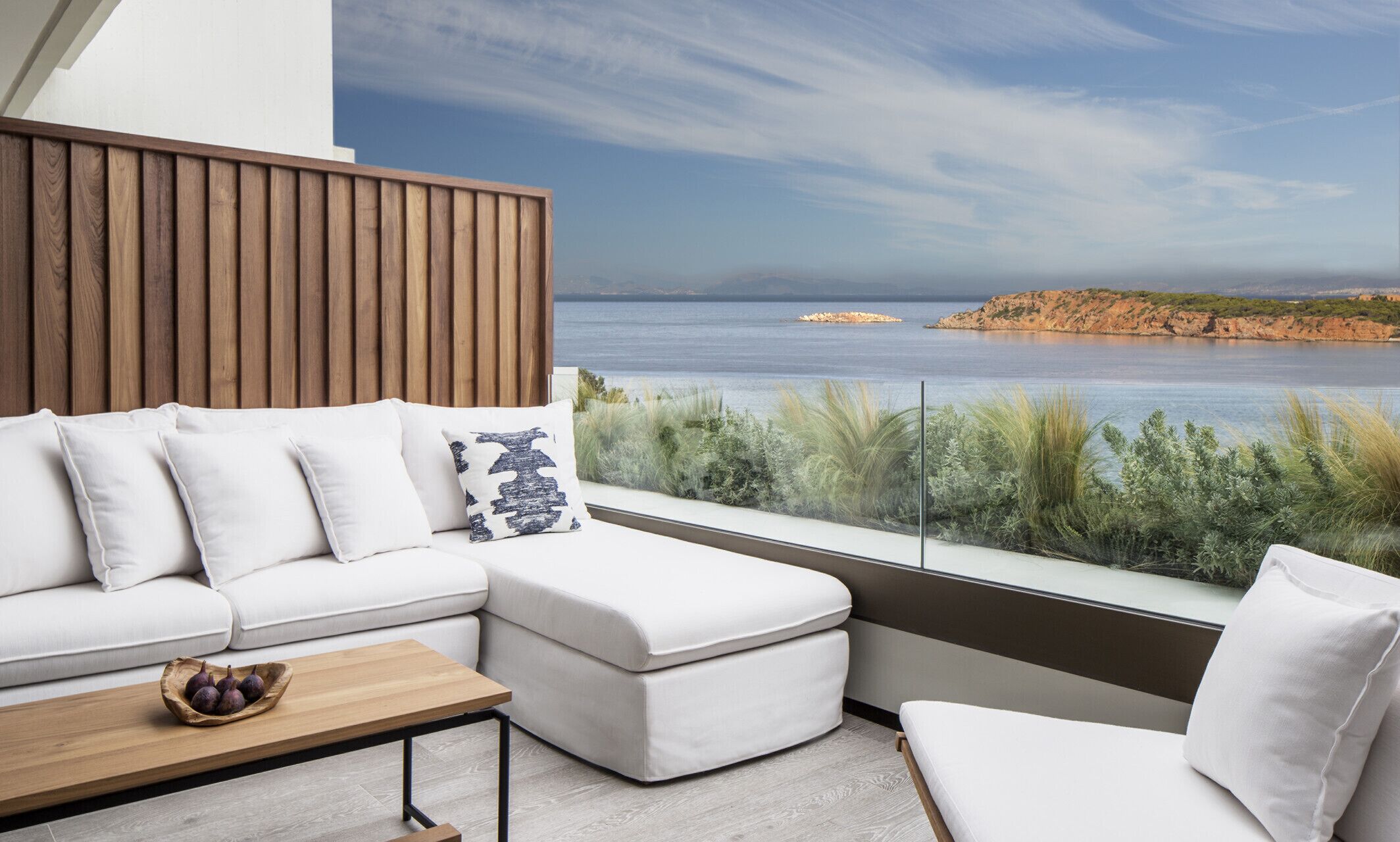 room, 1 king bed, non smoking, sea view (nafsika) | premium bedding, down duvets, minibar, in-room safe