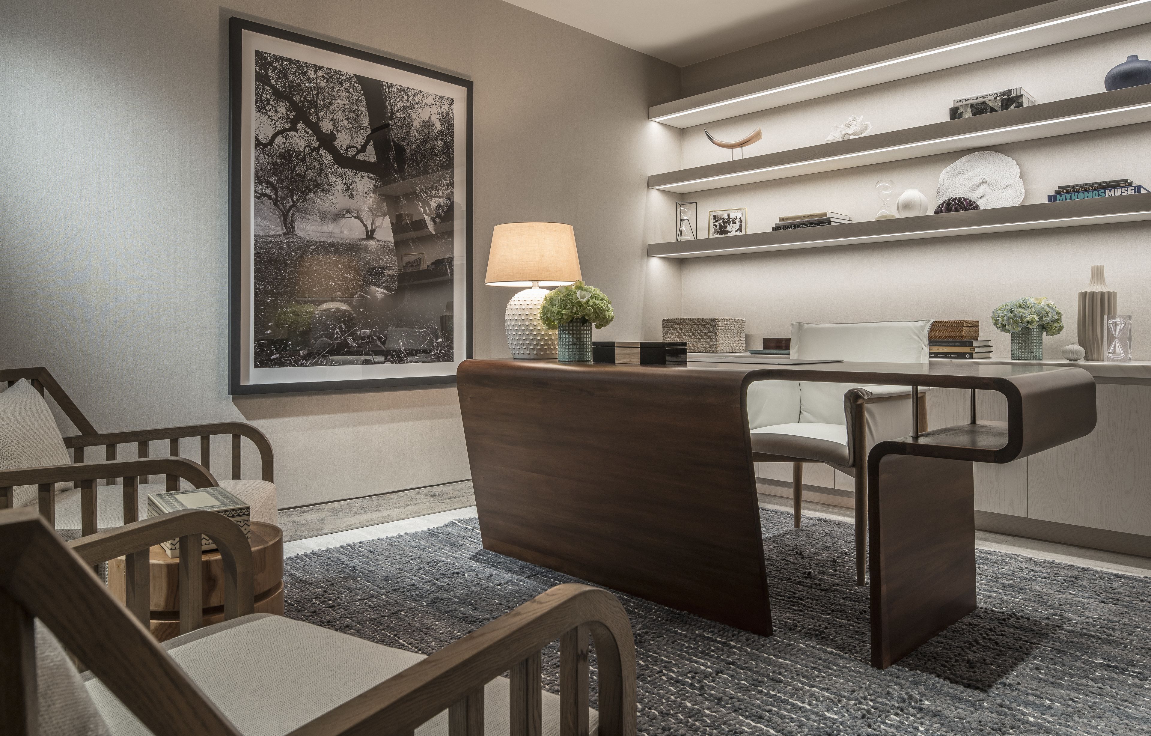 royal suite, 2 bedrooms, non smoking (arion) | in-room business centre