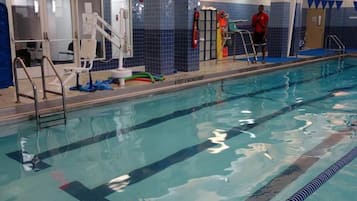 Indoor pool, outdoor pool