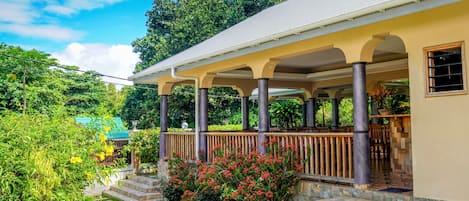 Façade de l’hébergement