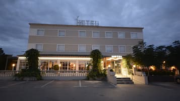 Front of property - evening/night