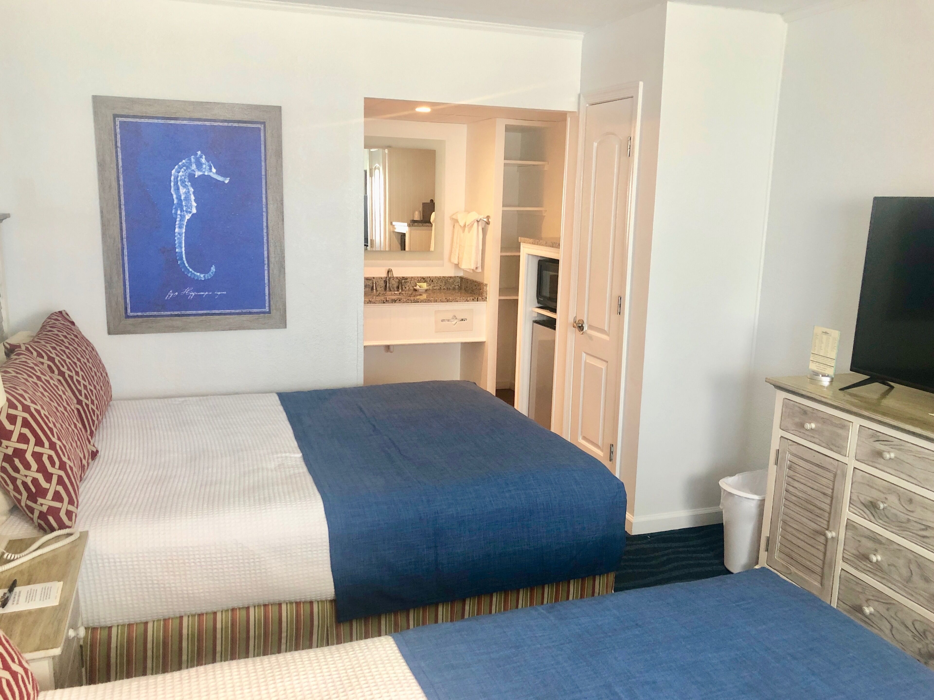 premium bedding, blackout curtains, iron/ironing board, free wifi