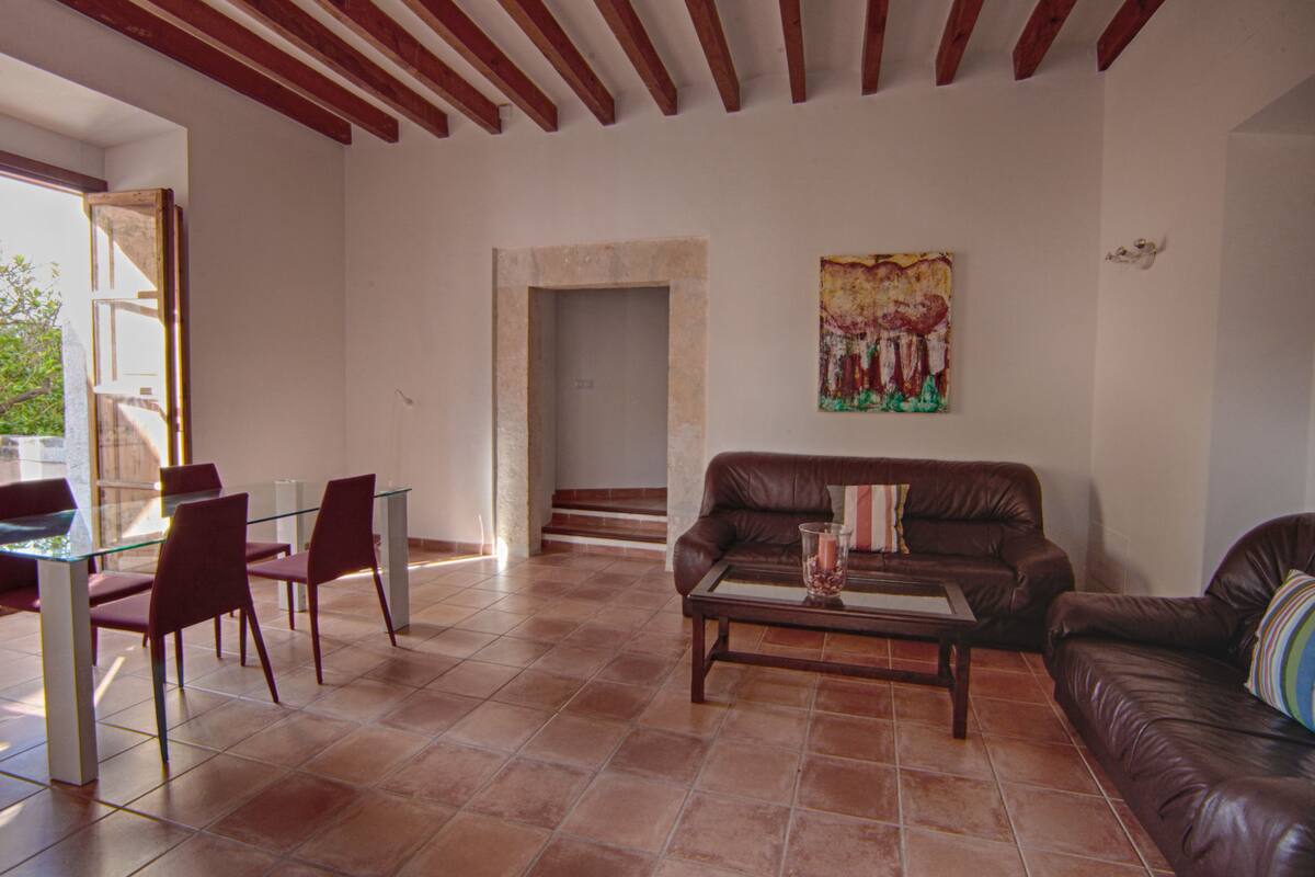 Apartamento, 2 habitaciones, terraza | Sala de estar | Una televisión de pantalla plana