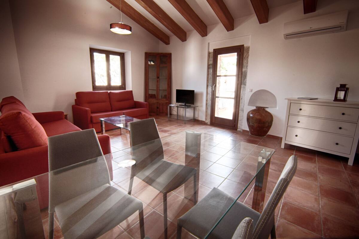 Suite, 1 habitación, terraza | Sala de estar | Una televisión de pantalla plana
