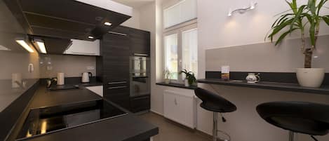 Royal Apartment, 2 Bedrooms | Private kitchen