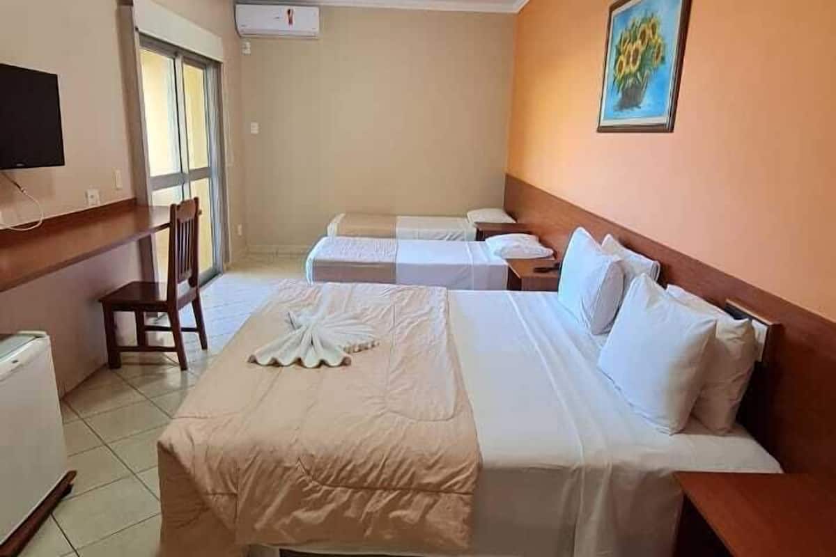 quadruple room | 1 bedroom, minibar, blackout curtains, iron/ironing board