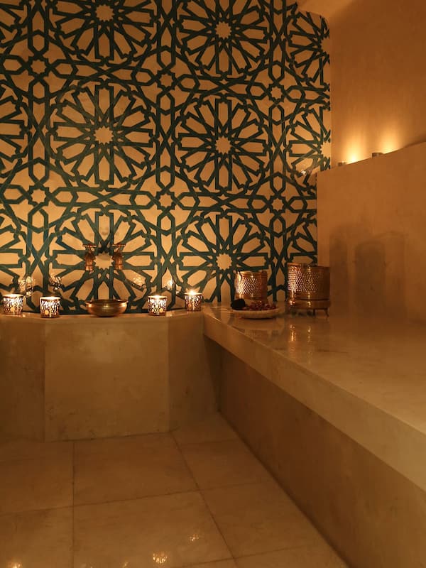 Couples treatment rooms, Turkish bath, body treatments, body wraps