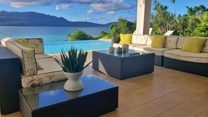 Deluxe Villa, 4 Bedrooms, Ocean View, Oceanfront | Terrace/patio