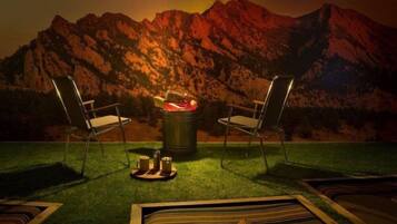 Overnatningsstedets område