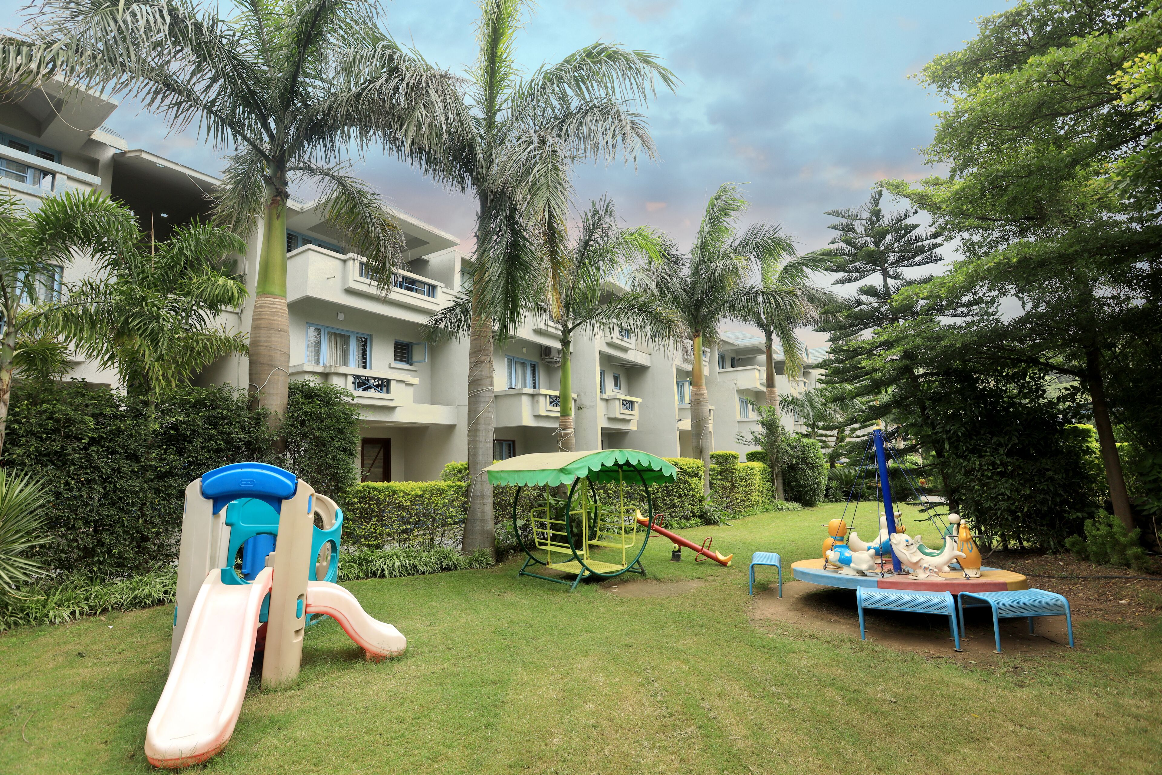 Área de juegos infantiles al aire libre