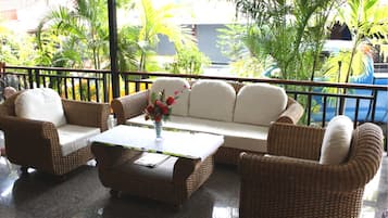 Lobby sitting area