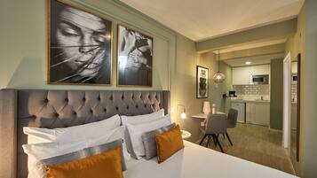 Superior tweepersoonskamer (Interior) | 1 slaapkamer, verduisterende gordijnen, gratis babybedden, gratis wifi