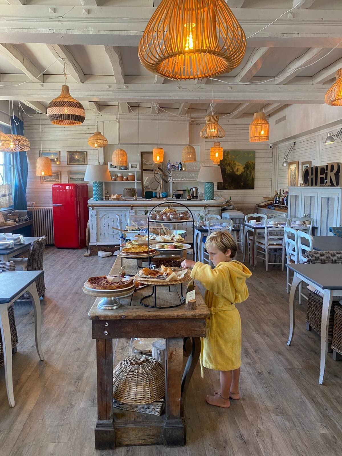 Frokostbuffé hver dag (EUR 20 per person)