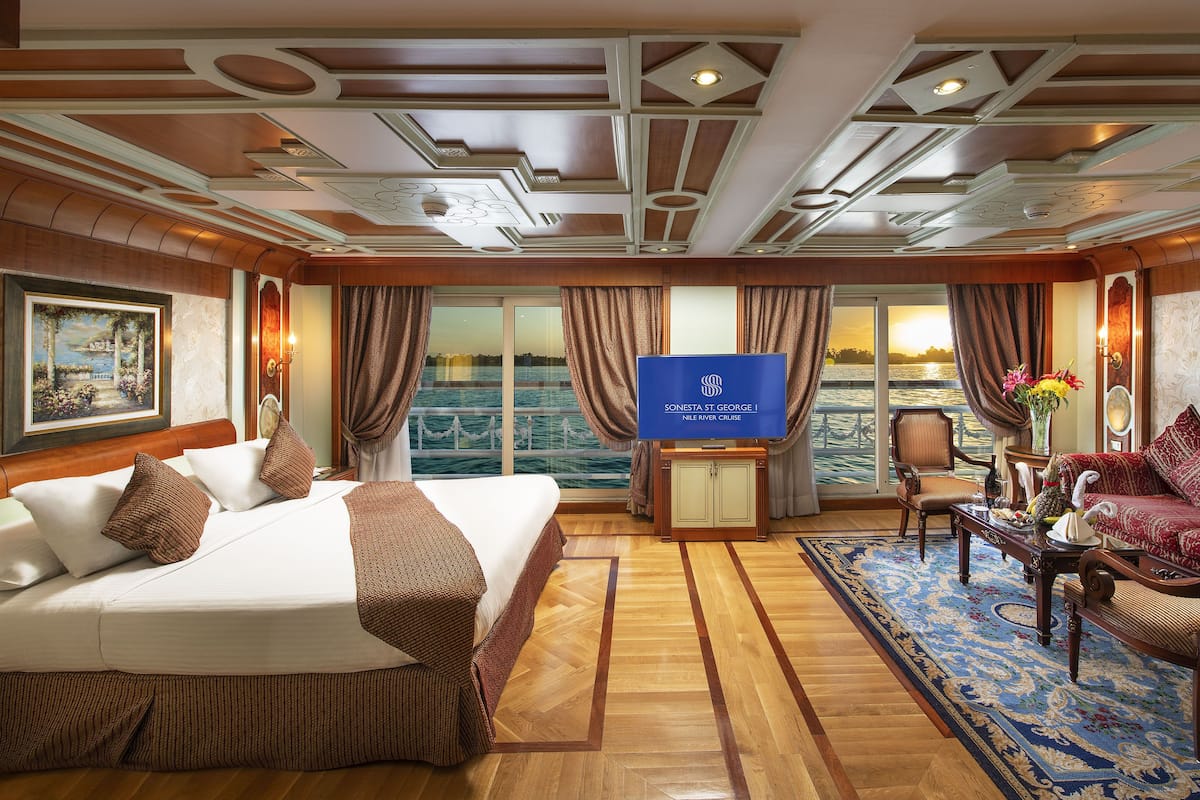 Ropa de cama de alta calidad y minibar
