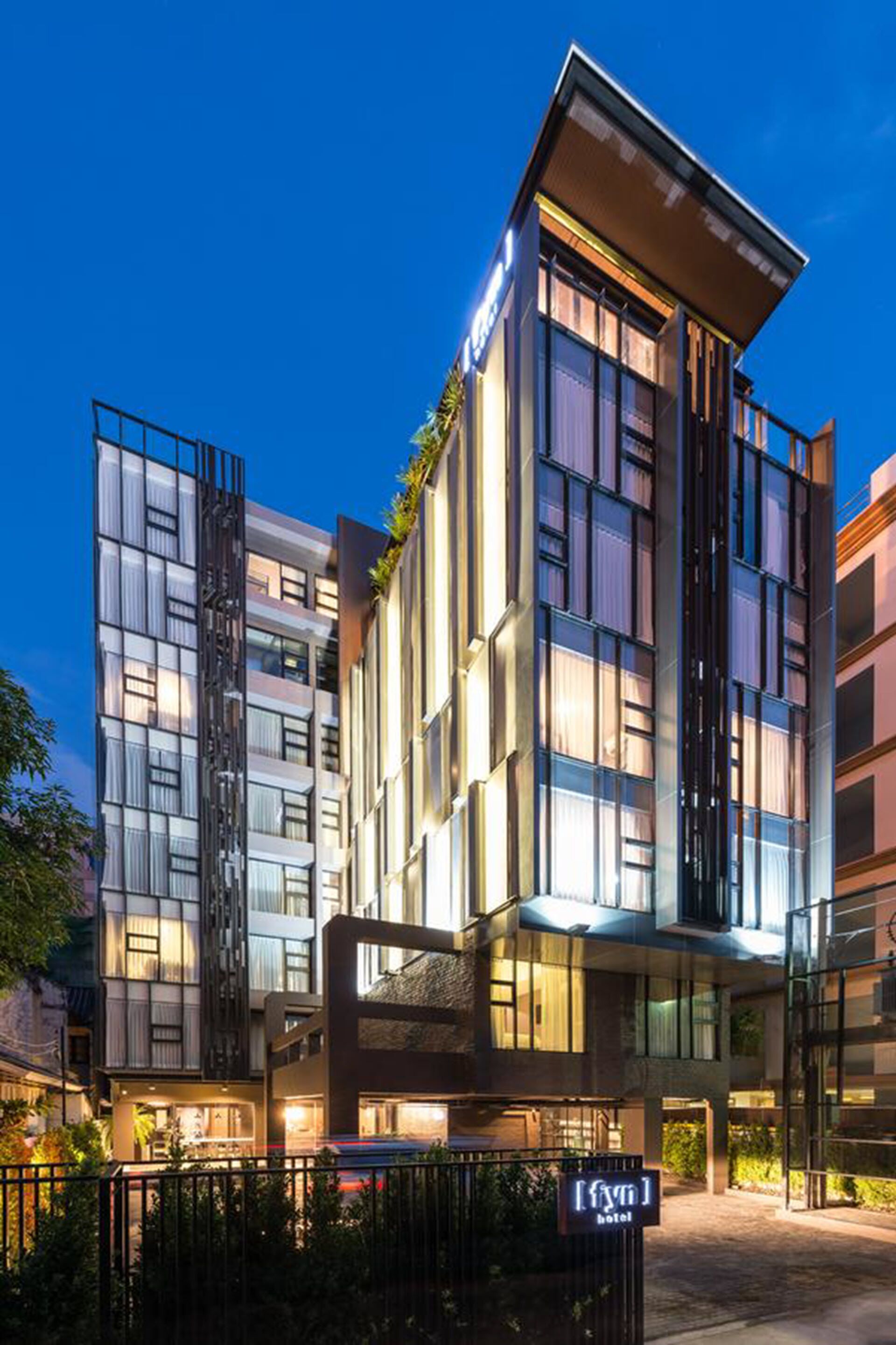 front of property – evening/night