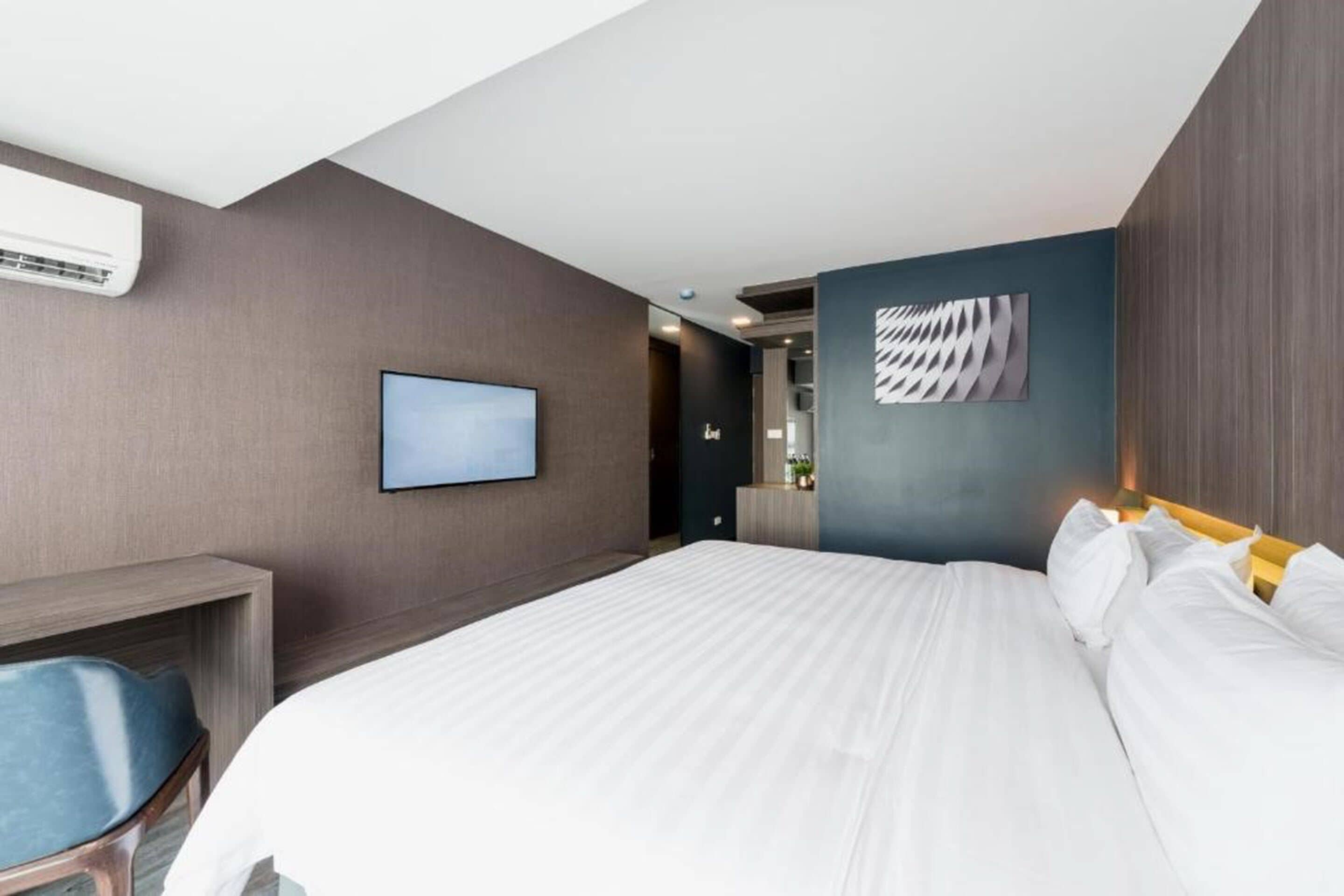 deluxe double room | in-room safe, blackout curtains, iron/ironing board, free wifi